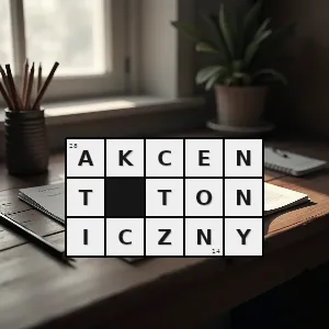 Hasło krzyżówkowe akcentowanie sylaby za pomocą zastosowania innej wysokości tonu - akcent toniczny – rozwiązanie, synonimy, podpowiedzi i definicje krzyżówkowe